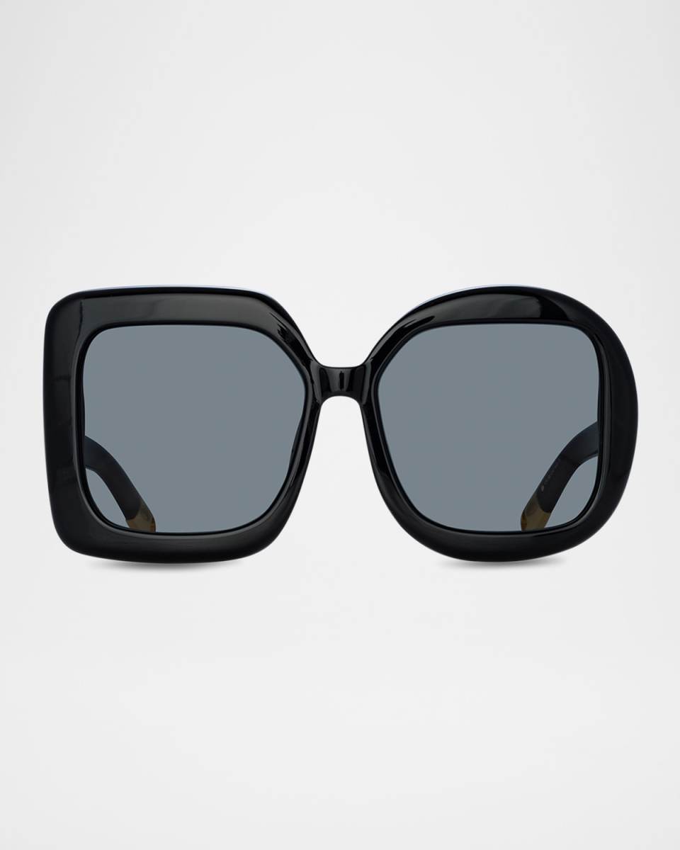 Carre Retro Square Acetate Sunglasses
